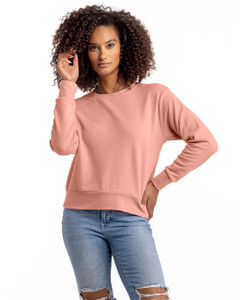Next Level Apparel 9084 Ladies Laguna Sueded Sweatshirt custom decorated — Sport X Canada