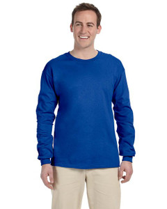 Gildan G240 Adult Ultra Cotton Long-Sleeve T-Shirt custom decorated — Sport X Canada