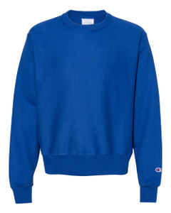 The Champion Unisex Reverse Weave® Crewneck Sweatshirt (S149) delivers legendary comfort and durability. Crafted with heavyweight Reverse Weave® fleece to resist shrinkage, this timeless crewneck features a relaxed fit, ribbed side panels, and the iconic "C" logo—ideal for everyday wear or upscale custom branding. The Champion Unisex Reverse Weave® Crewneck Sweatshirt (S149) delivers legendary comfort and durability. Crafted with heavyweight Reverse Weave® fleece to resist shrinkage, this timeless crewneck features a relaxed fit, ribbed side panels, and the iconic "C" logo—ideal for everyday wear or upscale custom branding.