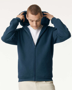 The American Apparel Unisex ReFlex Fleece Full-Zip Hoodie (RF497) blends classic style with everyday comfort. Featuring a soft cotton/poly fleece interior, modern fit, and full-zip design, it’s perfect for layering, streetwear, or custom printing with a sleek, elevated look. The American Apparel Unisex ReFlex Fleece Full-Zip Hoodie (RF497) blends classic style with everyday comfort. Featuring a soft cotton/poly fleece interior, modern fit, and full-zip design, it’s perfect for layering, streetwear, or custom printing with a sleek, elevated look.