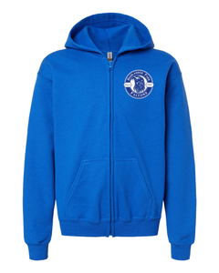 Highlander Park Falcons Heavy Blend Full-Zip Hooded Sweatshirt  Youth