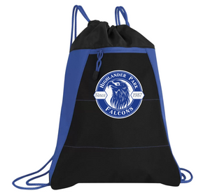 Highlander Park Falcons Drawstring Bag