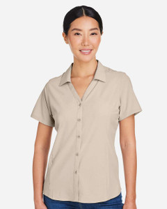 Core365 CE510W Women's Ultra UVP Marina Shirt custom decorated — Sport X Canada