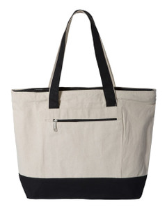 Q-Tees Q1300 19L Zippered Tote custom decorated — Sport X Canada