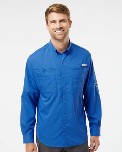 Columbia 212467 Men's PFG Tamiami II Long Sleeve Shirt custom decorated — Sport X Canada