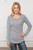 ESACTIVE® VINTAGE THERMAL LONG SLEEVE LADIES' HENLEY  Front Logo Included