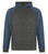 ESACTIVE® VINTAGE TWO TONE HOODED SWEATSHIRT - Front Logo Included