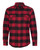 Burnside Yarn-Dyed Long Sleeve Flannel Shirt - Front Logo Included