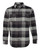 Burnside Yarn-Dyed Long Sleeve Flannel Shirt - Front Logo Included