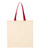 Q-Tees Economical Tote with Contrast Color Handles