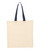 Q-Tees Economical Tote with Contrast Color Handles