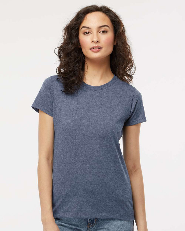M&O 4810 Women's Gold Soft Touch T-Shirt custom decorated — Sport X Canada
