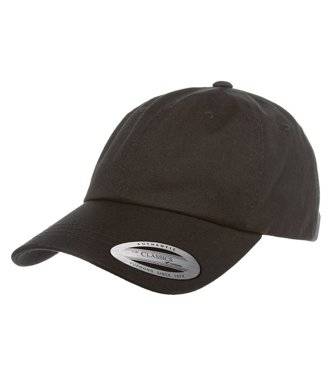 YUPOONG® YP CLASSICS™ COTTON TWILL DAD CAP - Front Logo Included