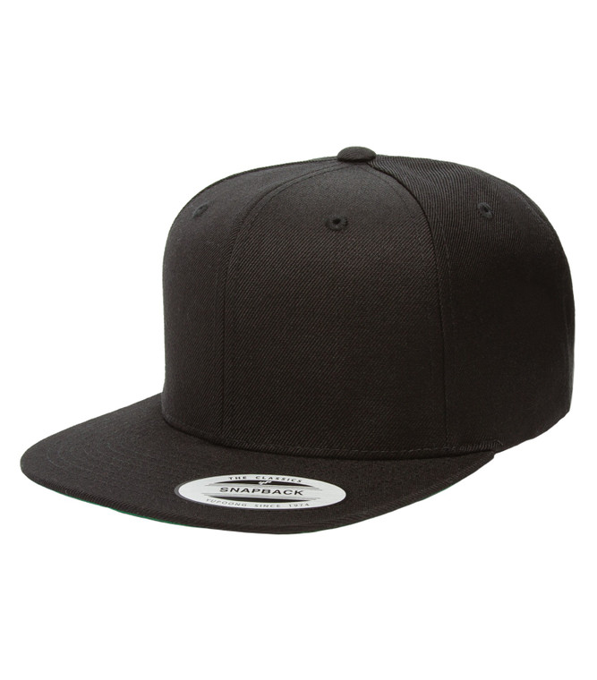 YUPOONG® YP CLASSICS™ PREMIUM CLASSIC SNAPBACK - Front Logo Included