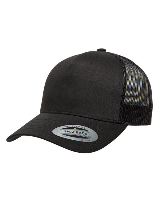 Yupoong 6506 Adult 5-Panel Retro Trucker Cap custom embroidered — Sport X Canada