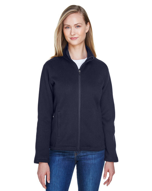 Devon & Jones DG793W Ladies Bristol Full-Zip Sweater Fleece Jacket custom decorated — Sport X Canada