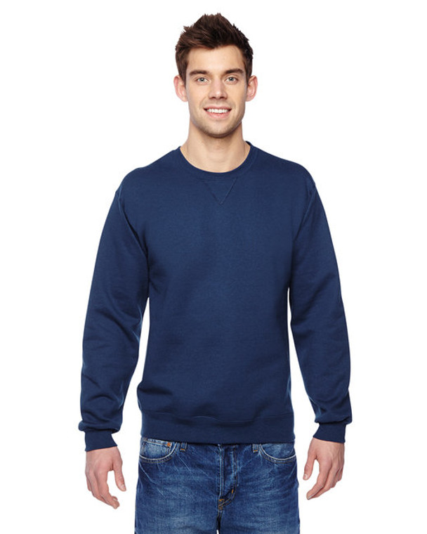 Adult SofSpun® Crewneck Sweatshirt - Front Logo Included