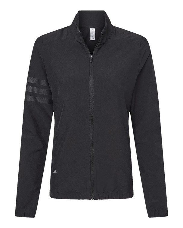 Adidas A268 Women's 3-Stripes Full-Zip Jacket custom decorated — Sport X Canada