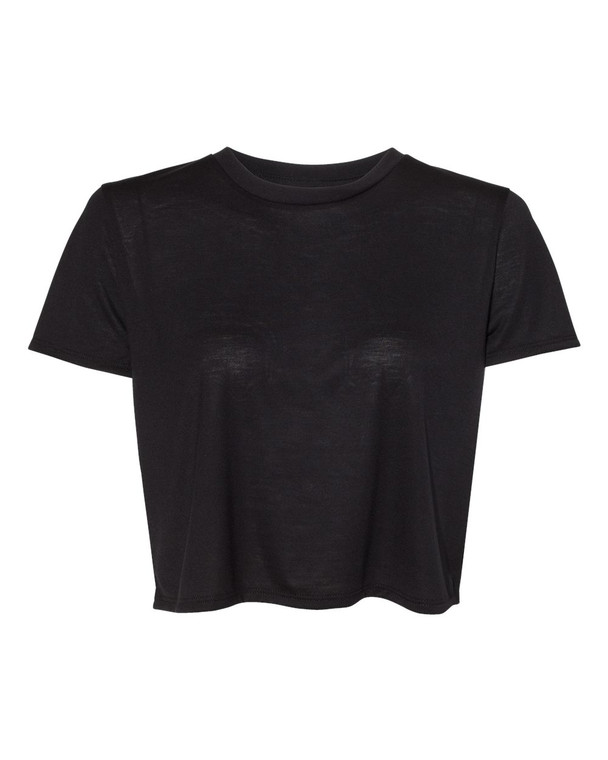 Bella + Canvas 8882 Women's Flowy Crop Tee custom decorated — Sport X Canada