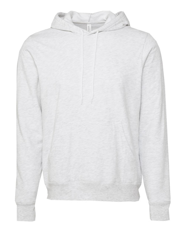 The BELLA + CANVAS Unisex Sponge Fleece Hoodie Sweatshirt (3719) offers a super-soft feel with a modern fit. Made from a cotton/poly fleece blend, this midweight hoodie is perfect for layering, lounging, or custom printing with a premium look.