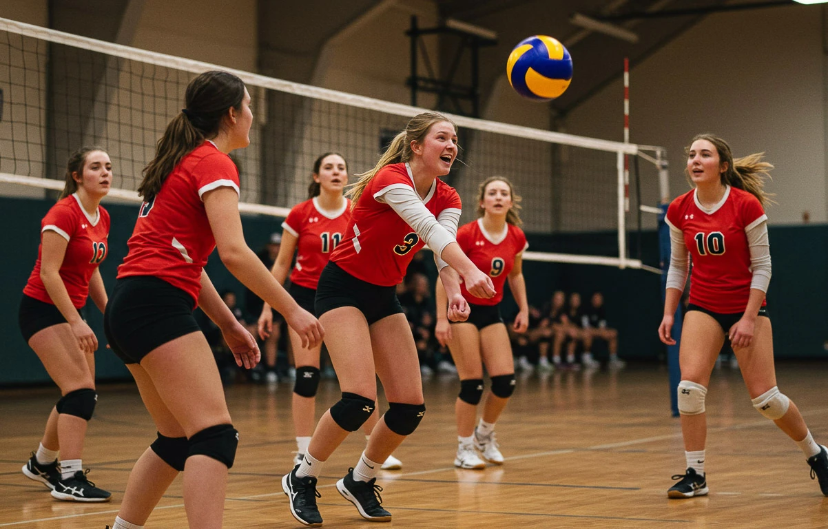 Custom volleyball uniforms