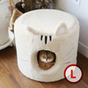 Cat house (beige)