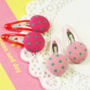 Button Hair clip