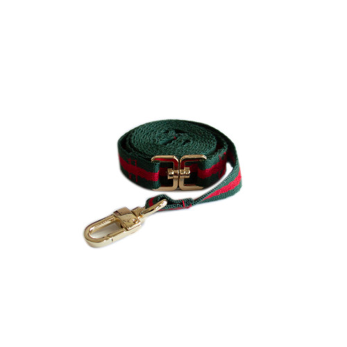 Handmade leash (red stripe)