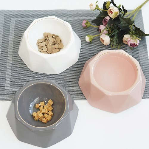 Ceramic pet bowl