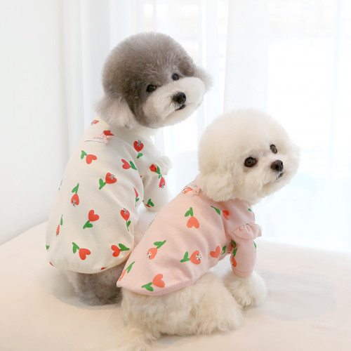 Heart Tulip Frill T-shirt