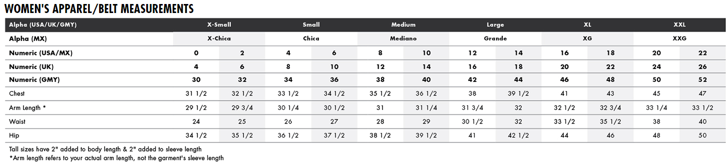 Belt Size Chart Women S