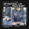 LA Police Gear Men's Operator Tactical Long Sleeve Polo Shirt Infographic Thumbnail Image