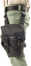 Blackhawk Ultralight Omega Elite Gas Mask Pouch on leg Thumbnail Image