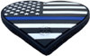 LA Police Gear Thin Blue Line Heart PVC Patch PATCH-TBLHEART Thumbnail Image