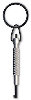 Zak Tool ZT10 Silver Round Swivel Handcuff Key Thumbnail Image