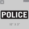Mil-Spec Monkey Police 10 x 3 Patch POLICE-10X3 Thumbnail Image