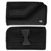 Nite Ize Clip Case Sideways XL Black Universal Rugged Holster front and back Thumbnail Image