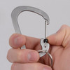 Nite Ize SlideLock Stainless Steel Carabiner #4 closed Thumbnail Image