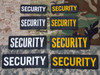 Mil-Spec Monkey Security 8.5 x 3 PVC Patch SECURITY-8-5X3 Thumbnail Image