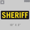 Mil-Spec Monkey Sheriff 10 x 3 PVC Patch SHERIFF-10X3 Thumbnail Image