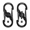 Nite Ize S-Biner MicroLock Stainless Steel 2 Pack - Black instructions Thumbnail Image