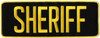Heros Pride Sheriff Iron On Back Patch SHERIFF-BACK-PATCH - LA Police Gear Thumbnail Image