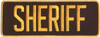 Heros Pride Sheriff Iron On Back Patch SHERIFF-BACK-PATCH - LA Police Gear Thumbnail Image