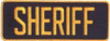 Heros Pride Sheriff Iron On Back Patch SHERIFF-BACK-PATCH - LA Police Gear Thumbnail Image