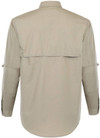 LA Police Gear Mens Long Sleeve Tactical Field Shirt 2.0 LS-FIELD - Back cape Thumbnail Image