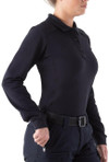 First Tactical Womens Cotton Long Sleeve Polo 121502 Thumbnail Image