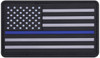 Rothco Thin Blue Line PVC US Flag Patch 27789 613902277892 Thumbnail Image