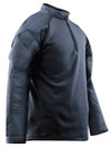TRU-SPEC T.R.U. 1/4 Zip Winter Combat Shirt navy front Thumbnail Image
