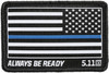 5.11 Tactical Thin Blue Line Reversed Flag Woven Patch 81299 81299 888579190397 Thumbnail Image