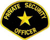 Heros Pride Private Security Officer Patch-Med Gold on Black 5154 Thumbnail Image
